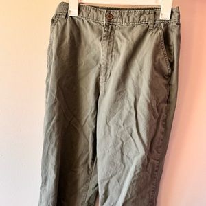 Olive Green Causal Pants Regular Size 10